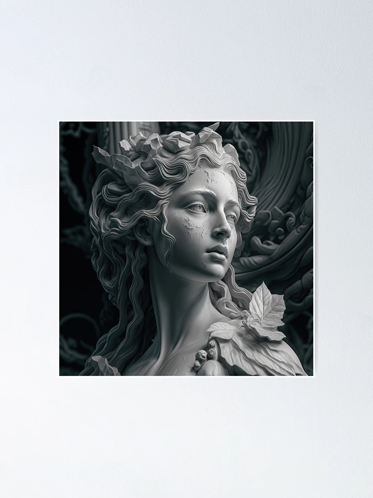 Sensitive Touch Poster - Marble statue 