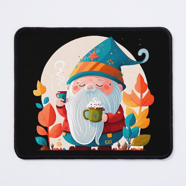 Item preview, Funny Coffee & Gnome Lovers Cute Retro Fall Gardener designed and sold by SecretDicer.