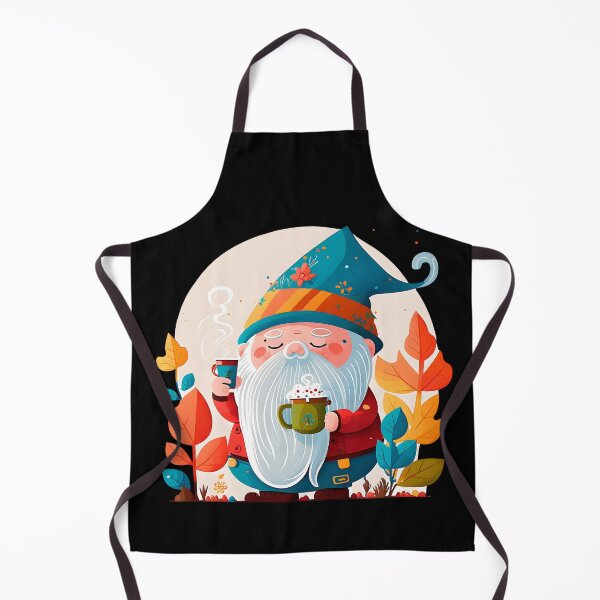 Item preview, Funny Coffee & Gnome Lovers Cute Retro Fall Gardener designed and sold by SecretDicer.