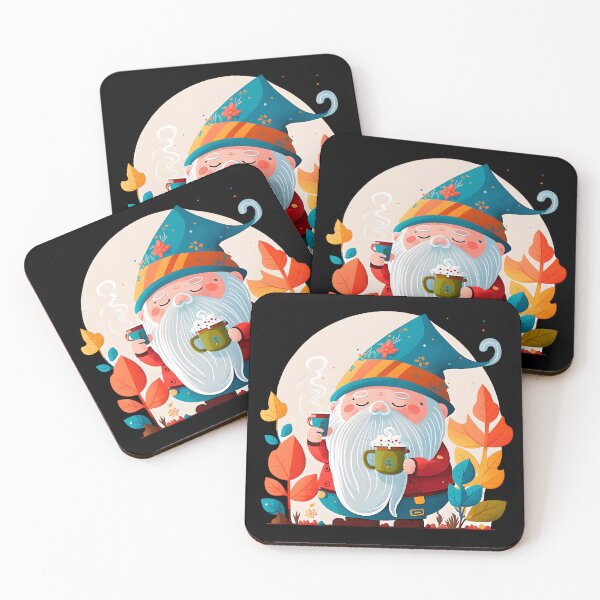 Item preview, Funny Coffee & Gnome Lovers Cute Retro Fall Gardener designed and sold by SecretDicer.