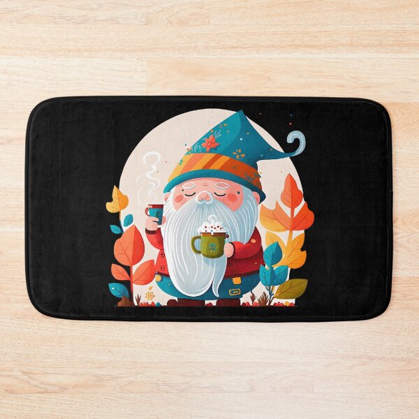 Item preview, Funny Coffee & Gnome Lovers Cute Retro Fall Gardener designed and sold by SecretDicer.