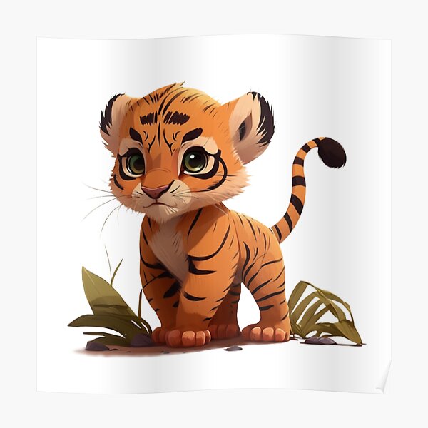 Tiger Cub Cartoon Posters for Sale | Redbubble Tiger Cub Cartoon Posters for Sale | Redbubble