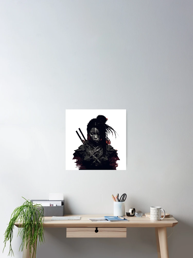 Thumbnail 2 of 3, Poster, Samurai designed and sold by DesignBox-.
