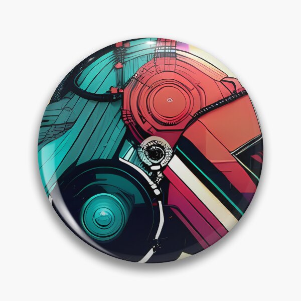 Item preview, Egyptian Scarab Beetle Cyberpunk Sticker Design: Futuristic Twist on Ancient Mythology designed and sold by Mytho Merch.