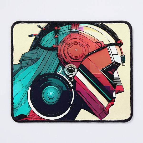 Item preview, Egyptian Scarab Beetle Cyberpunk Sticker Design: Futuristic Twist on Ancient Mythology designed and sold by Mytho Merch.