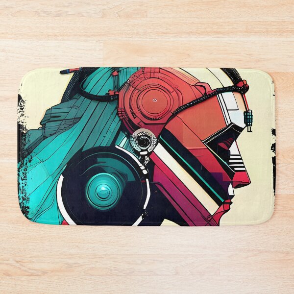 Item preview, Egyptian Scarab Beetle Cyberpunk Sticker Design: Futuristic Twist on Ancient Mythology designed and sold by Mytho Merch.