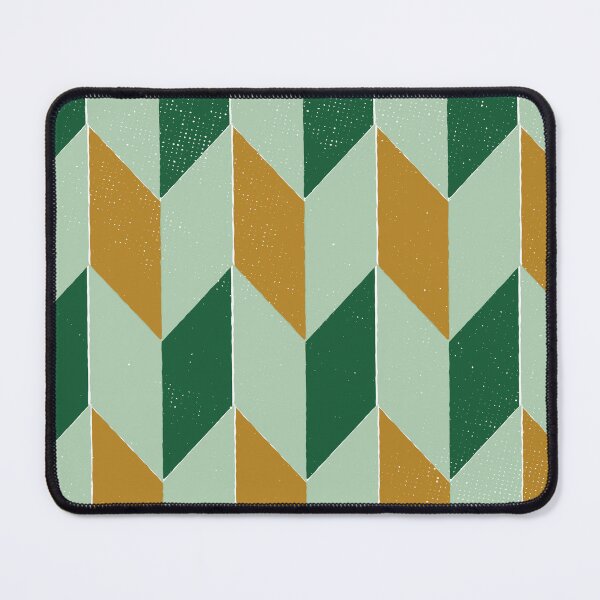 Item preview, Forest Green and Mustard Chevron designed and sold by MaresaIm.