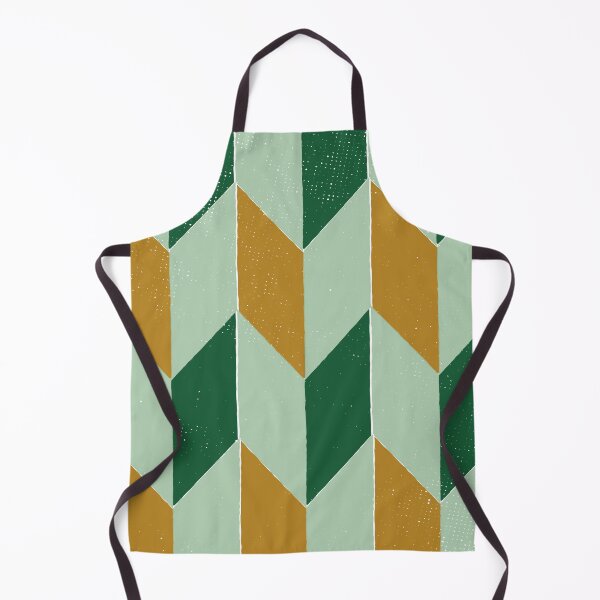 Item preview, Forest Green and Mustard Chevron designed and sold by MaresaIm.