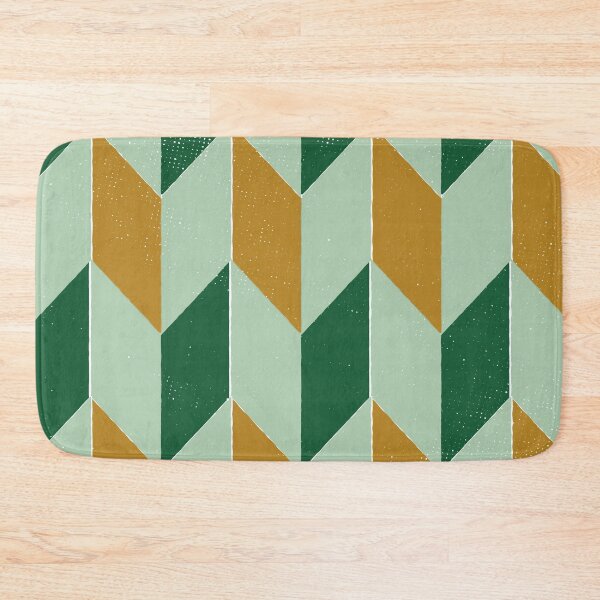 Item preview, Forest Green and Mustard Chevron designed and sold by MaresaIm.