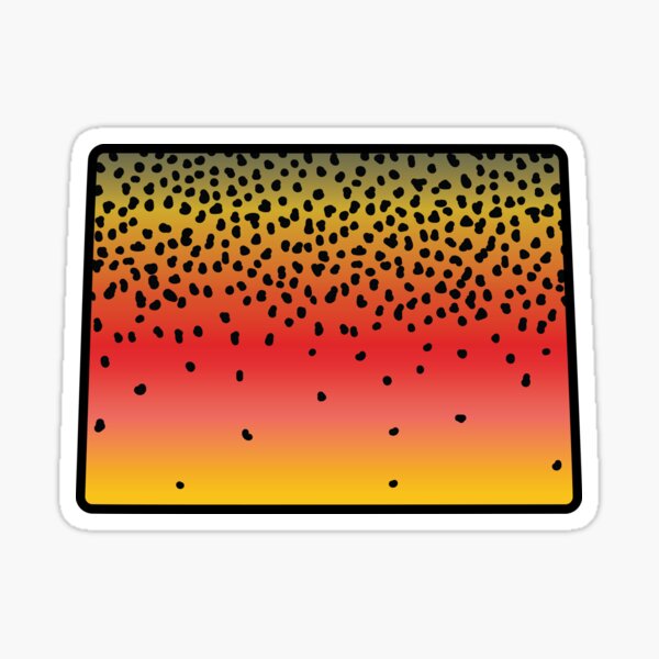 Vista previa del artículo con la obra «Piel de trucha degollada de Colorado», diseñado y vendido por BikeVoucherJr.