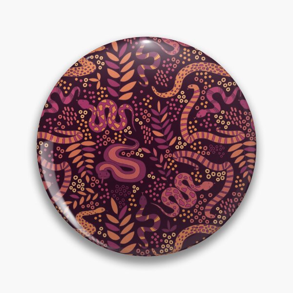 Item preview, Slithering Snakes - Burgundy & Orange designed and sold by monitdesign.