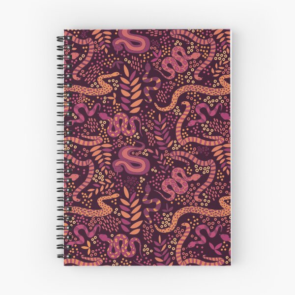 Item preview, Slithering Snakes - Burgundy & Orange designed and sold by monitdesign.