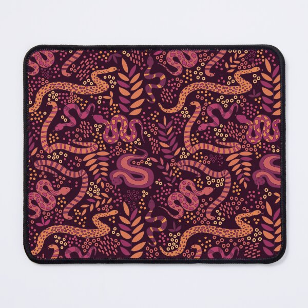 Item preview, Slithering Snakes - Burgundy & Orange designed and sold by monitdesign.