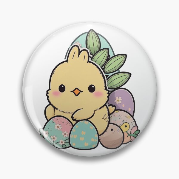 Item preview, Cute Chick with Easter Eggs designed and sold by Stepultura.