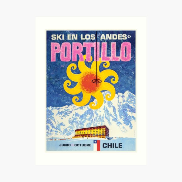 Portillo,Chile,Ski Poster Art Print