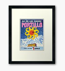 Portillo,Chile,Ski Poster Framed Print