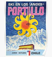 Portillo,Chile,Ski Poster Poster