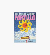 Portillo,Chile,Ski Poster Art Board