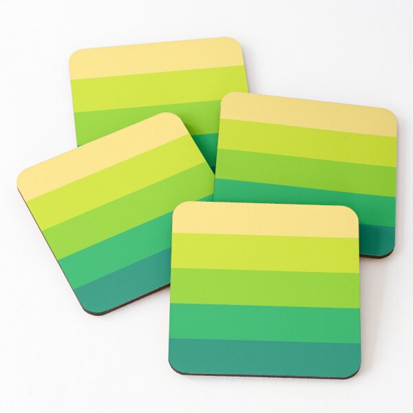Item preview, Green banded gradient designed and sold by BelaMuca.