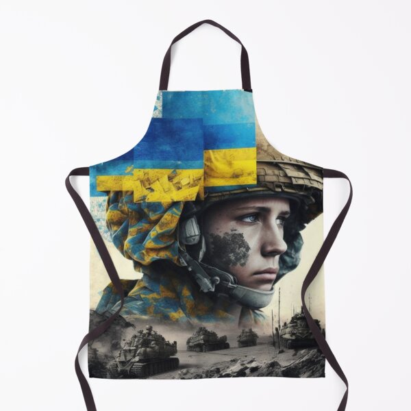 Item preview, Ukrainian military girl and Russian Ukrainian War designed and sold by Digitrail.