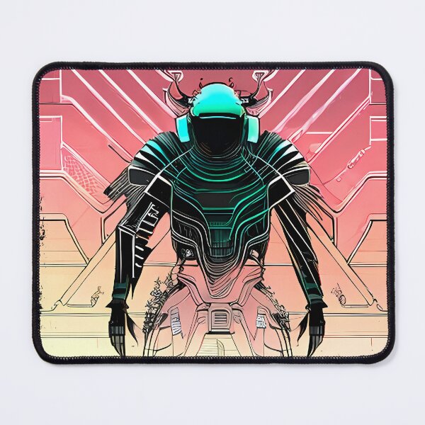 Item preview, Egyptian Scarab Beetle Cyberpunk Sticker Design: Futuristic Twist on Ancient Mythology designed and sold by Mytho Merch.