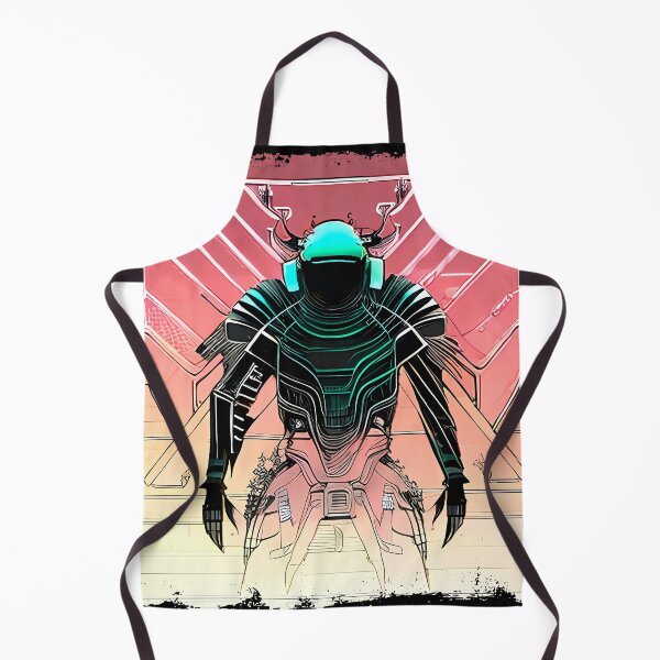 Item preview, Egyptian Scarab Beetle Cyberpunk Sticker Design: Futuristic Twist on Ancient Mythology designed and sold by Mytho Merch.