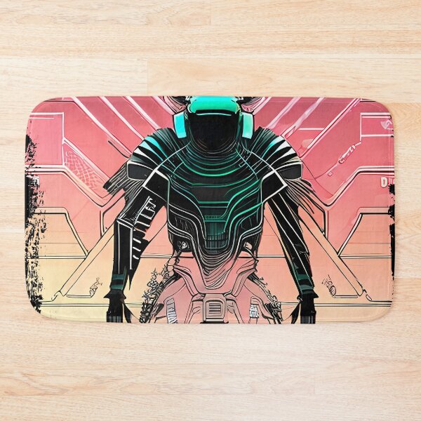 Item preview, Egyptian Scarab Beetle Cyberpunk Sticker Design: Futuristic Twist on Ancient Mythology designed and sold by Mytho Merch.