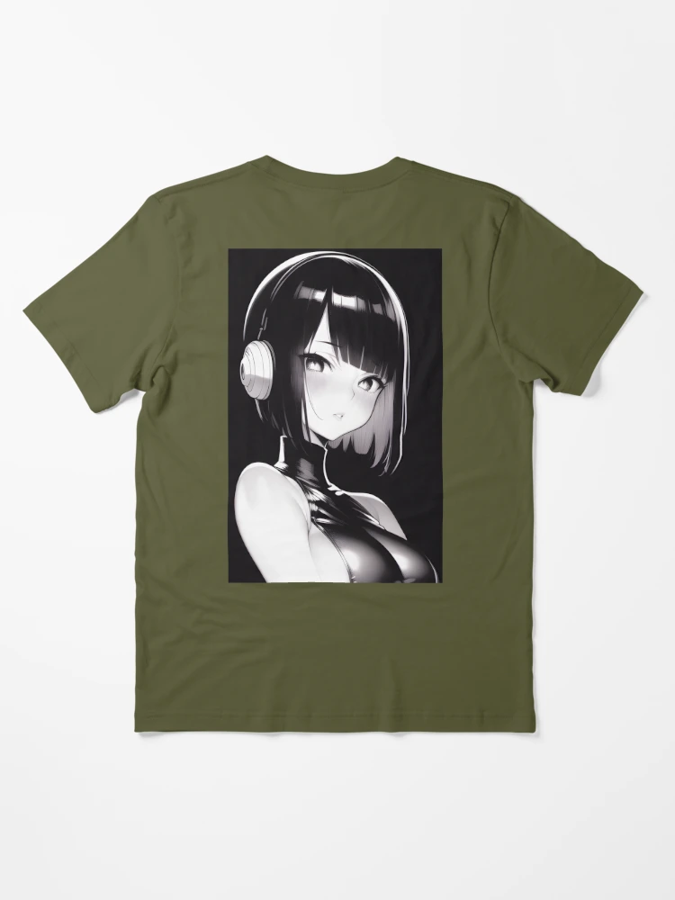 Anime Girl Blushing Essential T-Shirt for Sale by Beep