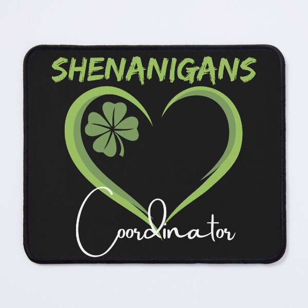 Item preview, St Patricks Day 2023 Shenanigans Coordinator Green Heart Shamrock designed and sold by HSjem.