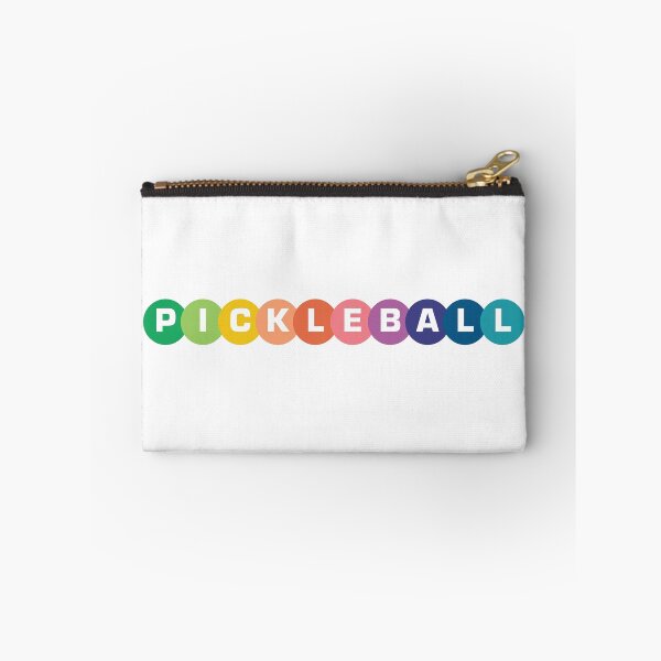 Item preview, Rainbow balls with pickleball written designed and sold by flamendes.