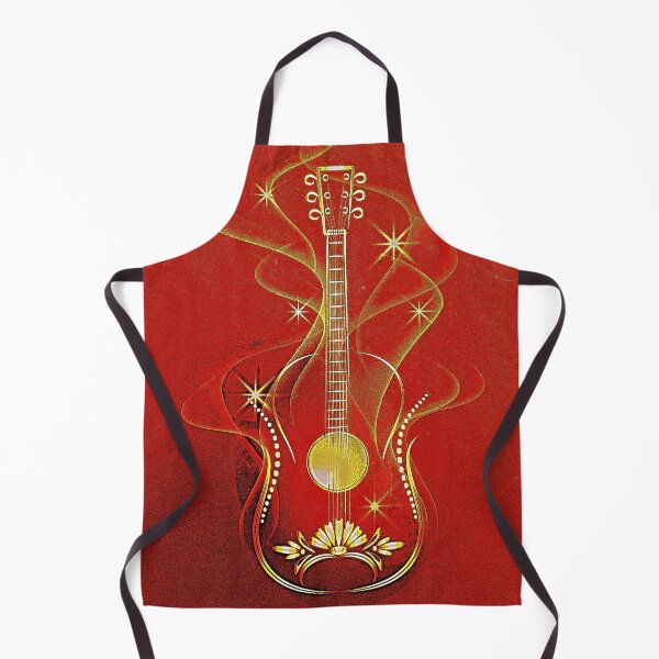 Item preview, Red magic sparkling guitar designed and sold by Vesna7791.