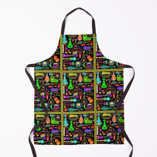 Item preview, MUSICAL INSTRUMENTS : Abstract Psychedelic Colorful Collage Pop Art Surreal Print designed and sold by posterbobs.