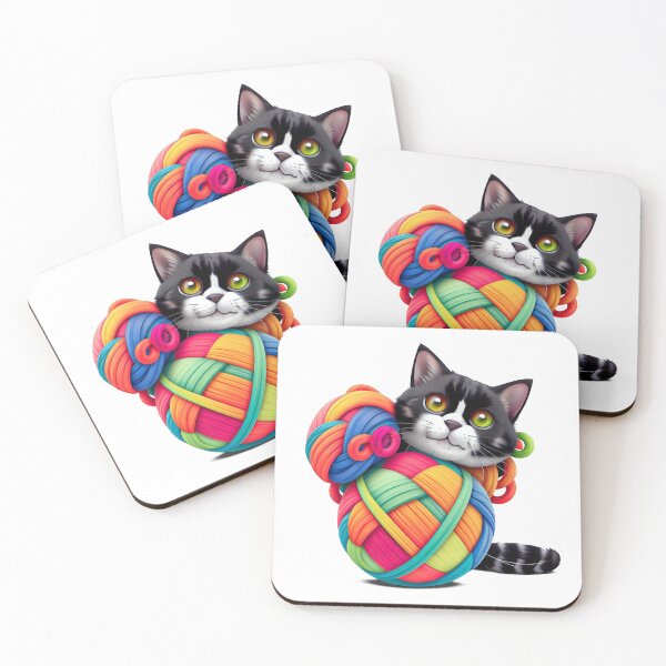Item preview, Cat Playing With A Ball Of String designed and sold by Ricardo Gutierrez.
