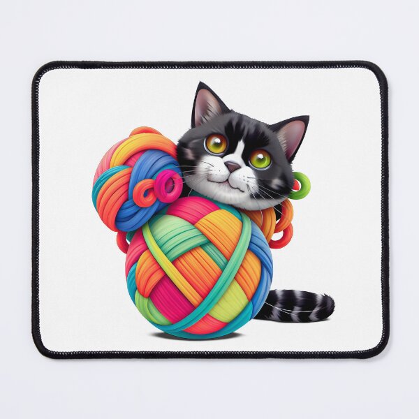 Item preview, Cat Playing With A Ball Of String designed and sold by Ricardo Gutierrez.