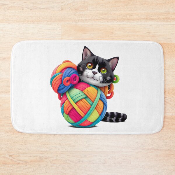 Item preview, Cat Playing With A Ball Of String designed and sold by Ricardo Gutierrez.