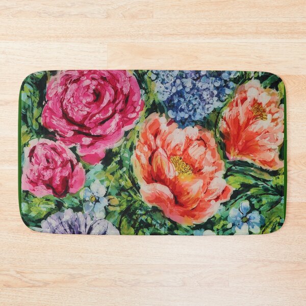 Item preview, Impressionistic Batik Floral designed and sold by Leslie Rogers Todder.