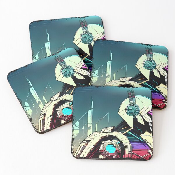 Item preview, Egyptian Scarab Beetle Cyberpunk Sticker Design: Futuristic Twist on Ancient Mythology designed and sold by Mytho Merch.