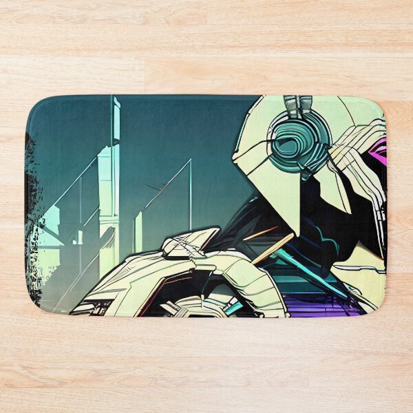 Item preview, Egyptian Scarab Beetle Cyberpunk Sticker Design: Futuristic Twist on Ancient Mythology designed and sold by Mytho Merch.