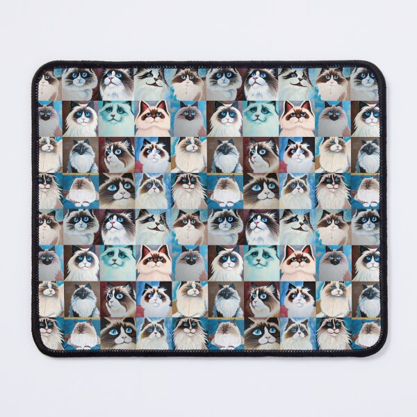 Item preview, Ragdoll Cats (Tiled Pattern) designed and sold by MerkintileEXG.
