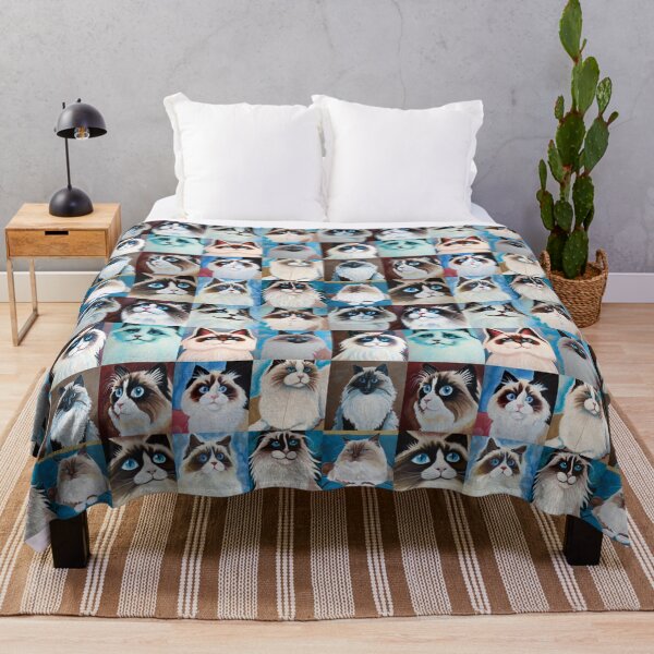 Item preview, Ragdoll Cats (Tiled Pattern) designed and sold by MerkintileEXG.
