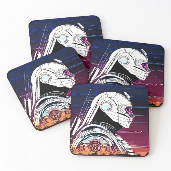 Item preview, Egyptian Scarab Beetle Cyberpunk Sticker Design: Futuristic Twist on Ancient Mythology designed and sold by Mytho Merch.