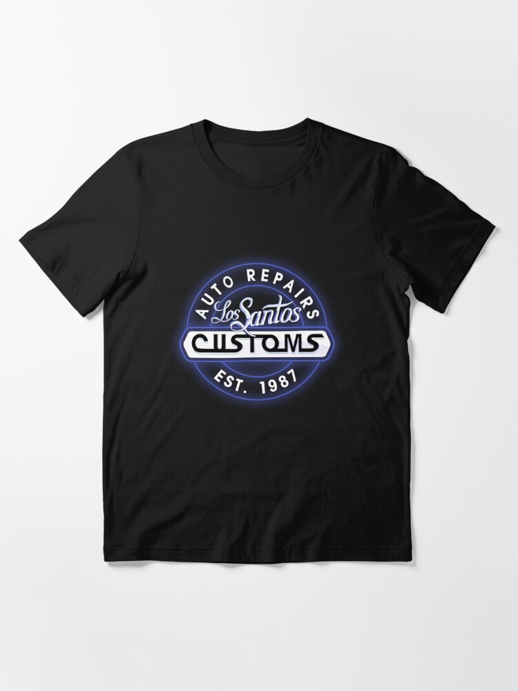 Los Santos Customs Neon Essential T-Shirt for Sale by Power Up Prints