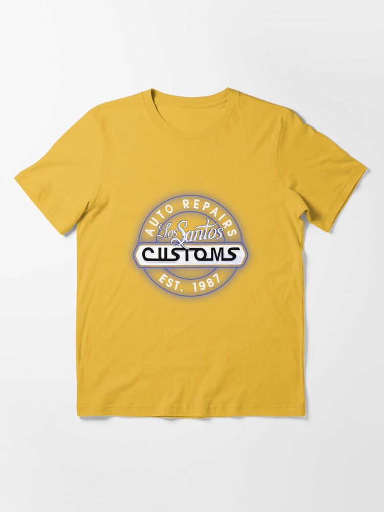 Los Santos Customs Neon Essential T-Shirt for Sale by Power Up Prints