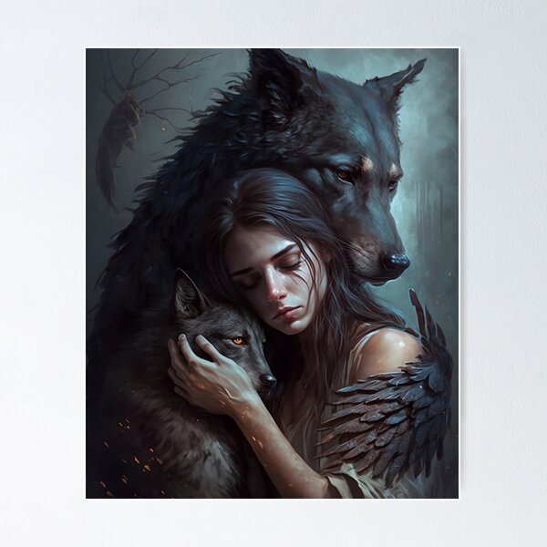 Item preview, Strength and tenderness in one designed and sold by wolfsavannah.