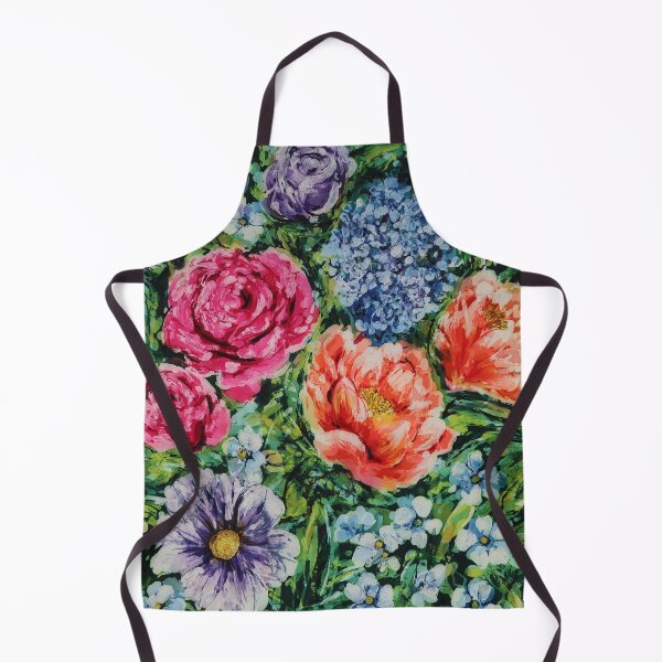 Item preview, Impressionistic Batik Floral designed and sold by Leslie Rogers Todder.
