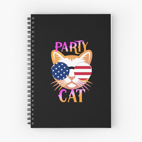 Item preview, Funny party cat american flag pets dogs designed and sold by tanabe.