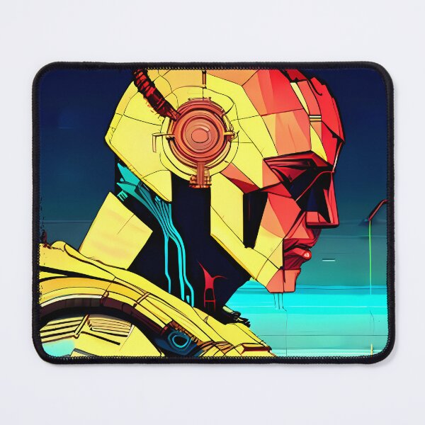 Item preview, Egyptian Scarab Beetle Cyberpunk Sticker Design: Futuristic Twist on Ancient Mythology designed and sold by Mytho Merch.
