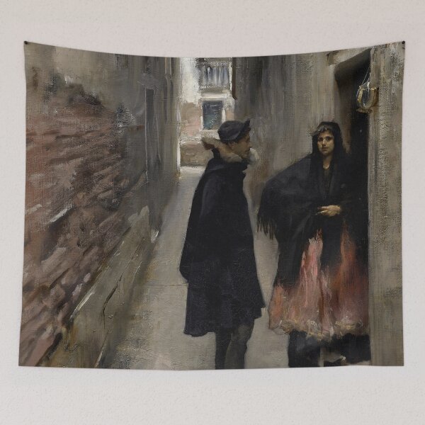 Item preview, John singer sargent A Street In Venice  designed and sold by TeeARTHY.