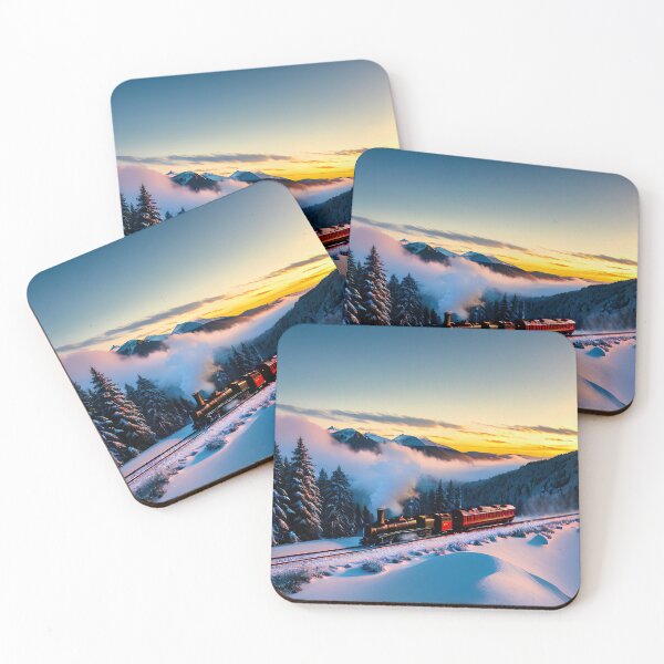 Artikelvorschau, Polar Express in the Mountains: A Winter Wonderland Journey entworfen und verkauft von D3monic.