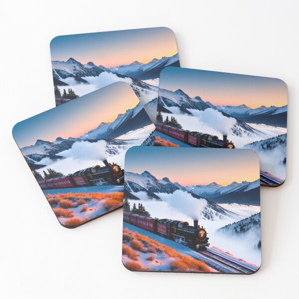 Artikelvorschau, A Steep Climb Through Snowy Mountains: A Train Adventure entworfen und verkauft von D3monic.